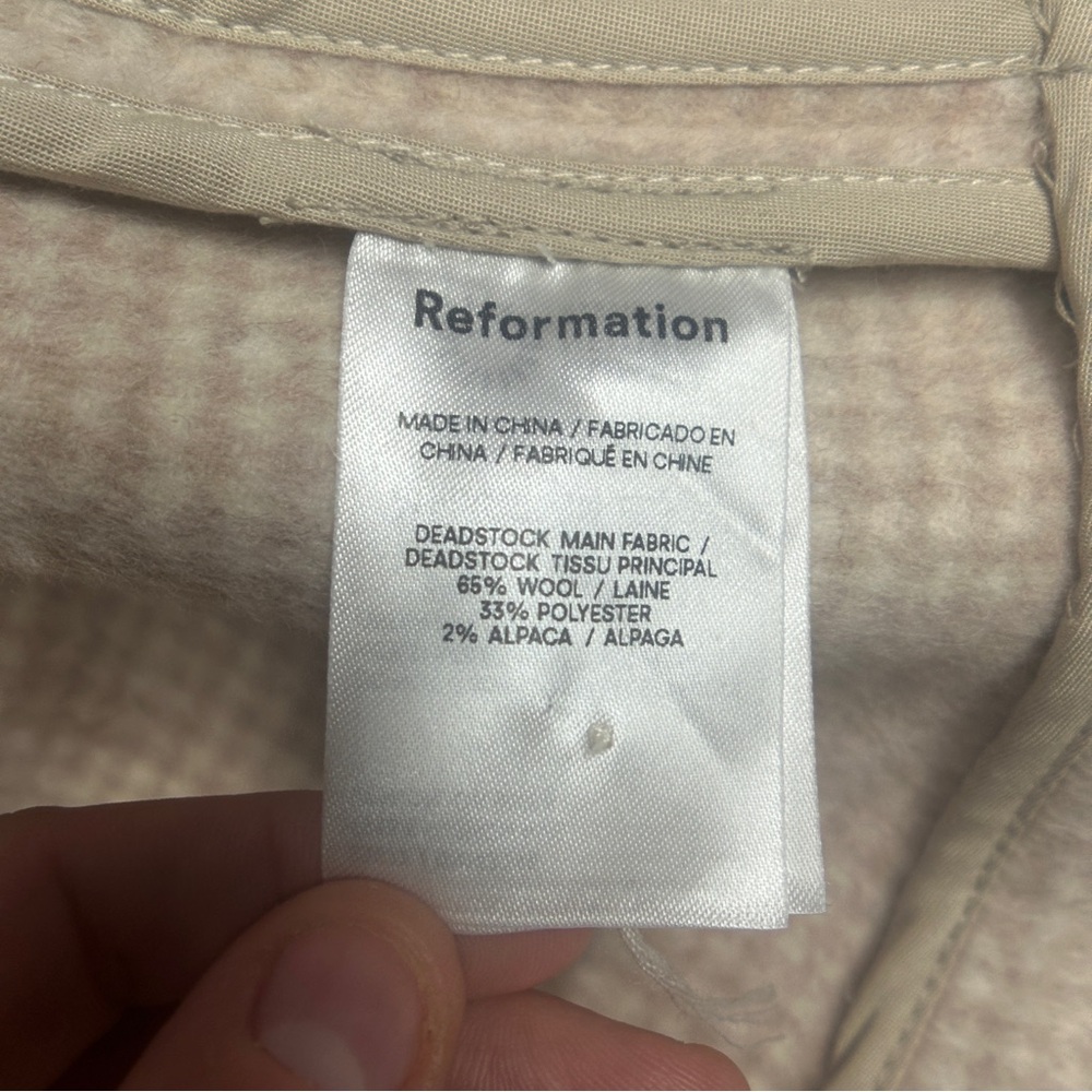 EUC Reformation Double-Breasted Women's Coat Size XL - Picture 12 of 15